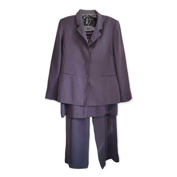 Kasper grey 3pc business suit 10P - Picture 1 of 8